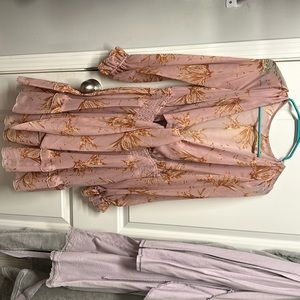 Amazon flower dress tieknot in front